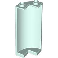 Lego Cylinder Quarter 2 x 2 x 5 (Wall) / Light Aqua