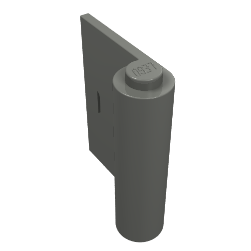Lego Door 1 x 3 x 4 Left / Dark Bluish Gray