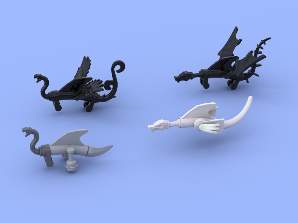 Lego Draketo (4 versions)