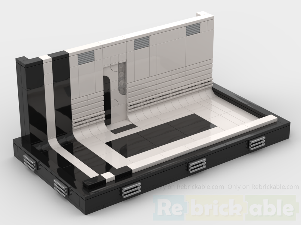 Lego Kamino Tipoca City corridor diorama