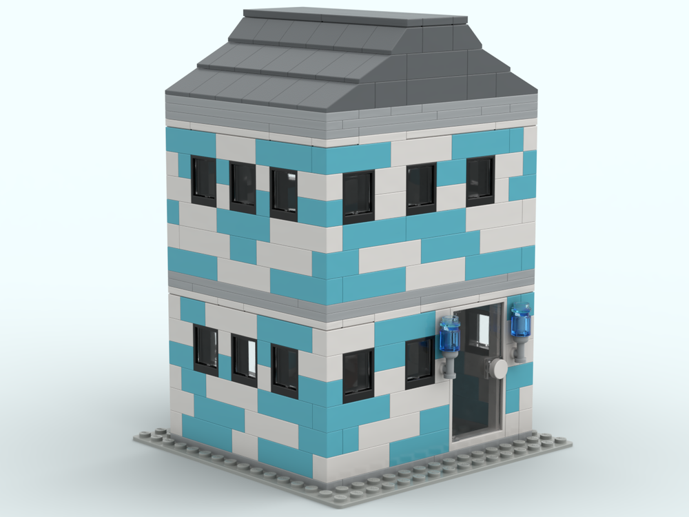 Lego Contemporary Modular 2-Story House