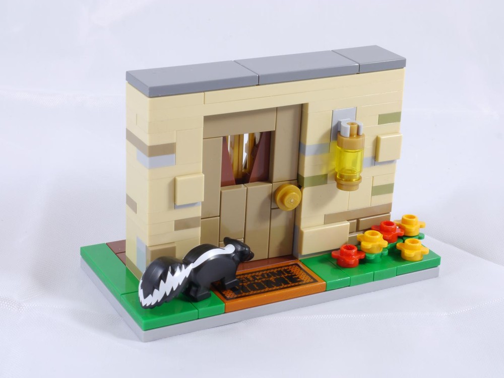 Lego Skunk Catcher's Day Off (brick-built door test)