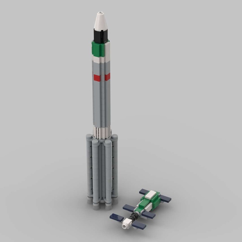 Lego Proton K and Salyut 1 (1:220)