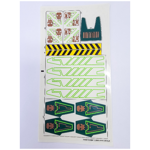 Lego Sticker Sheet for Set 7707-1