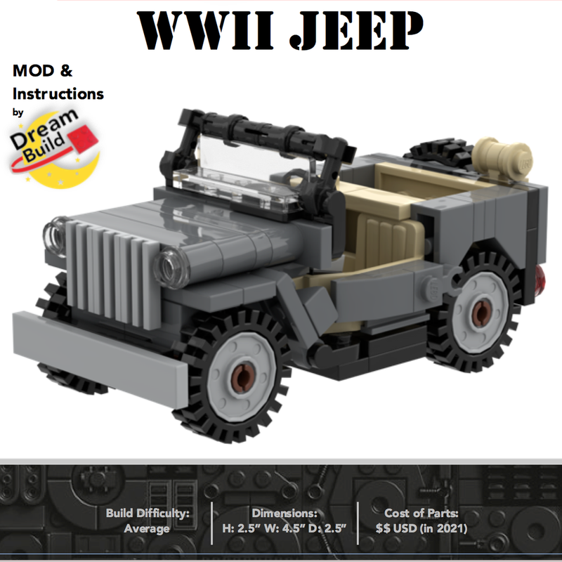 Lego WWII Willy Jeep