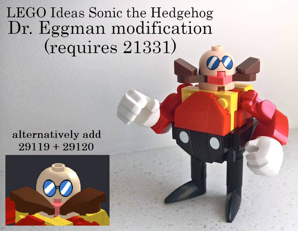 Lego 21331 Dr. Eggman modification
