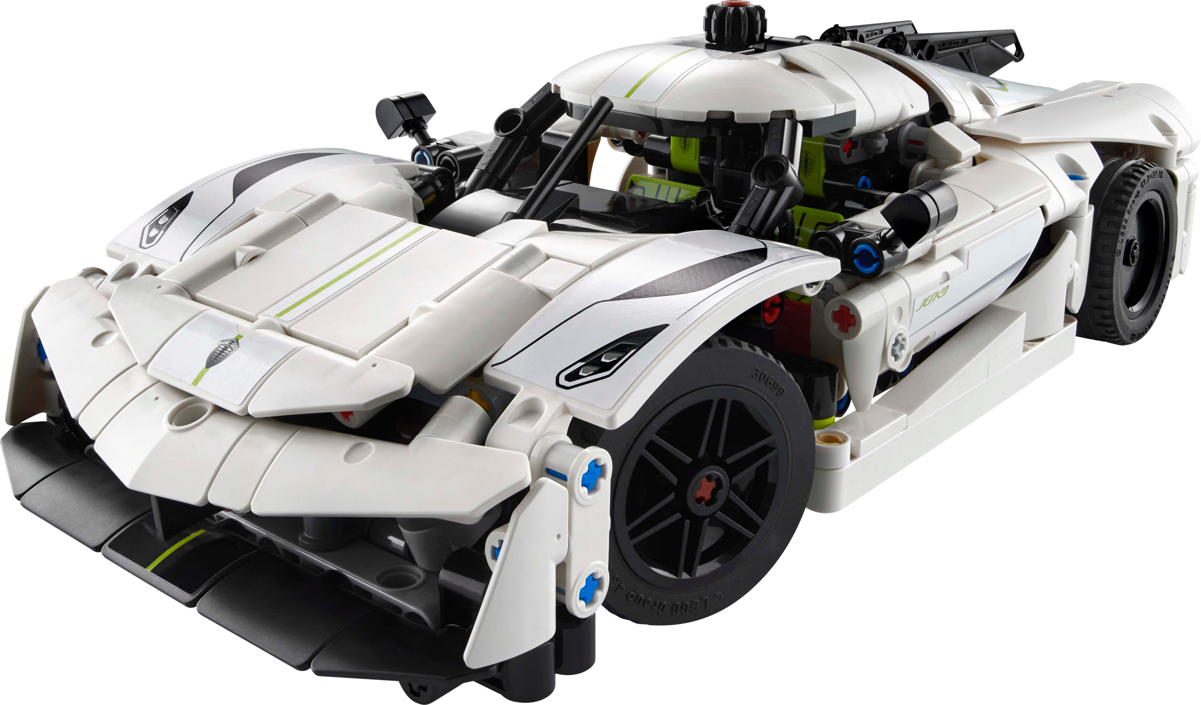 Lego Koenigsegg Jesko Absolut White Hypercar