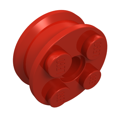 Lego Wheel Freestyle with 2 x 2 Studs and Pin Hole