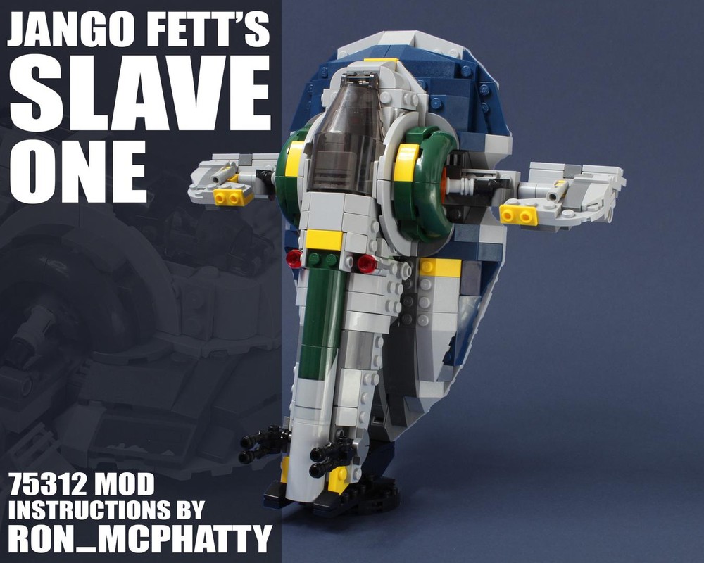 Lego Slave 1 (Jango Fett's Starship) set 75312 MOD