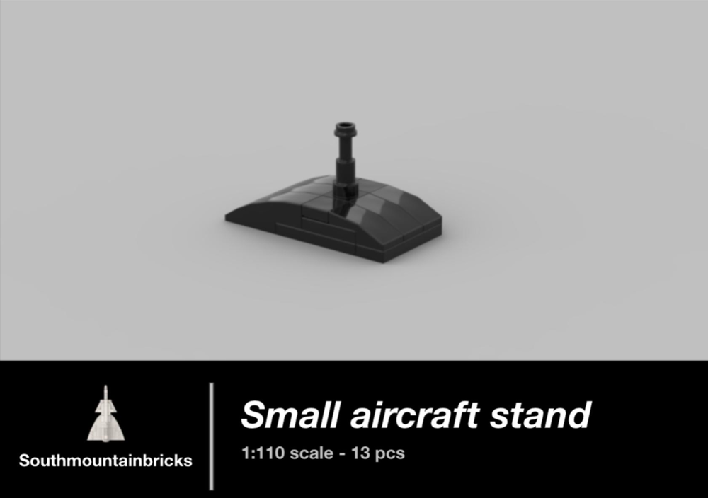 Lego Small aircraft stand [1:110 scale]