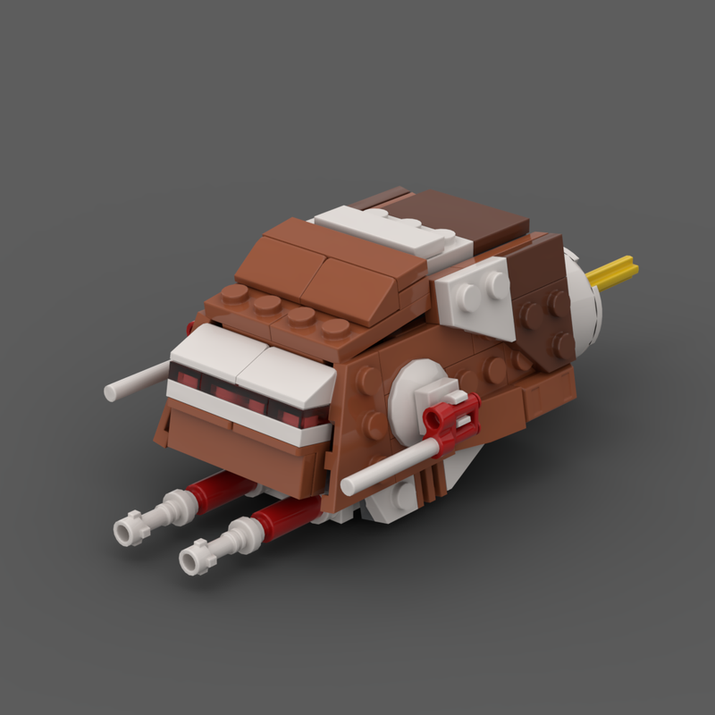Lego ATAT Head modification (40806 Gingerbread ATAT)