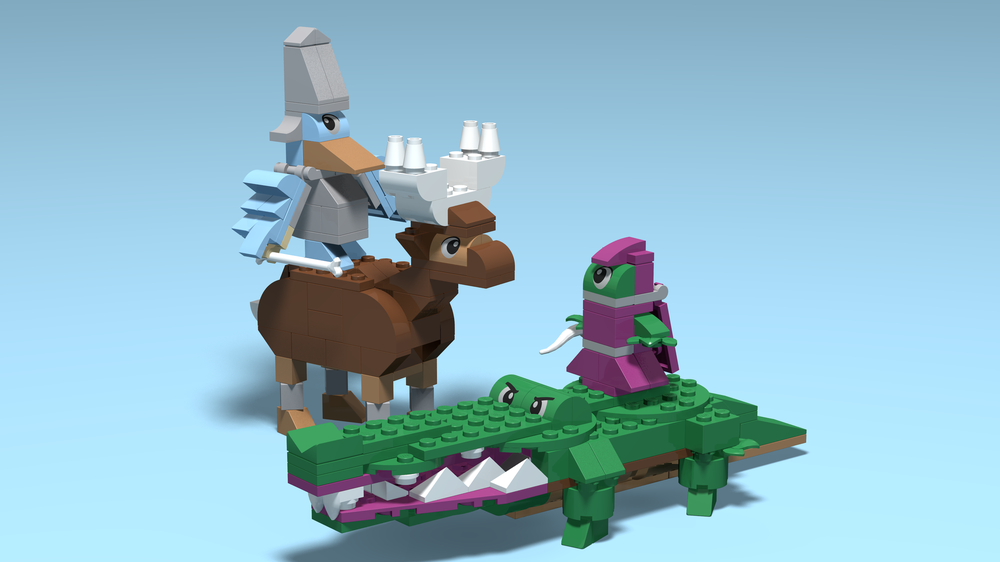 Lego 11041 Bird Knight Versus Gator Master