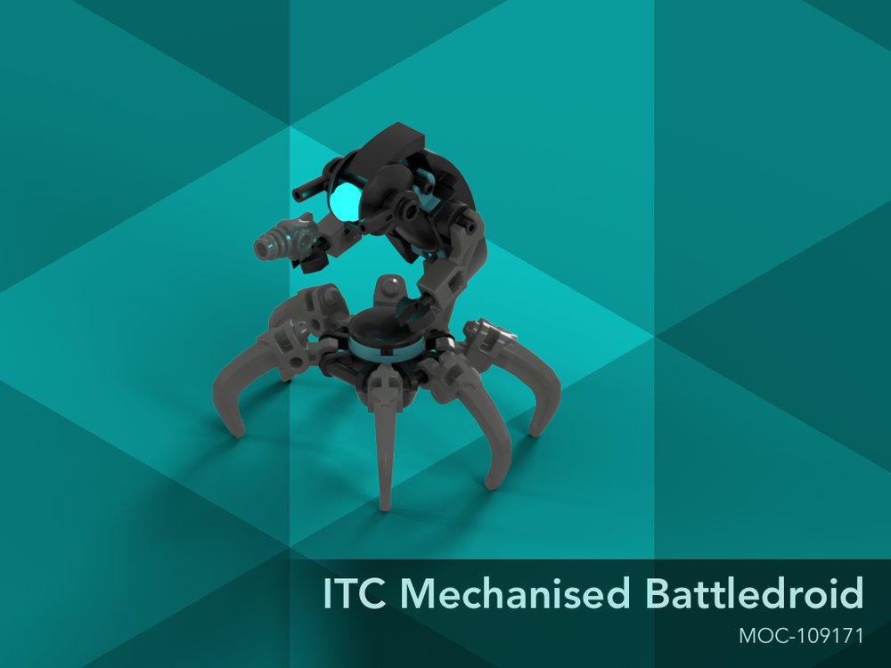 Lego ITC Mechanised Battledroid (Spider Droid MK II)