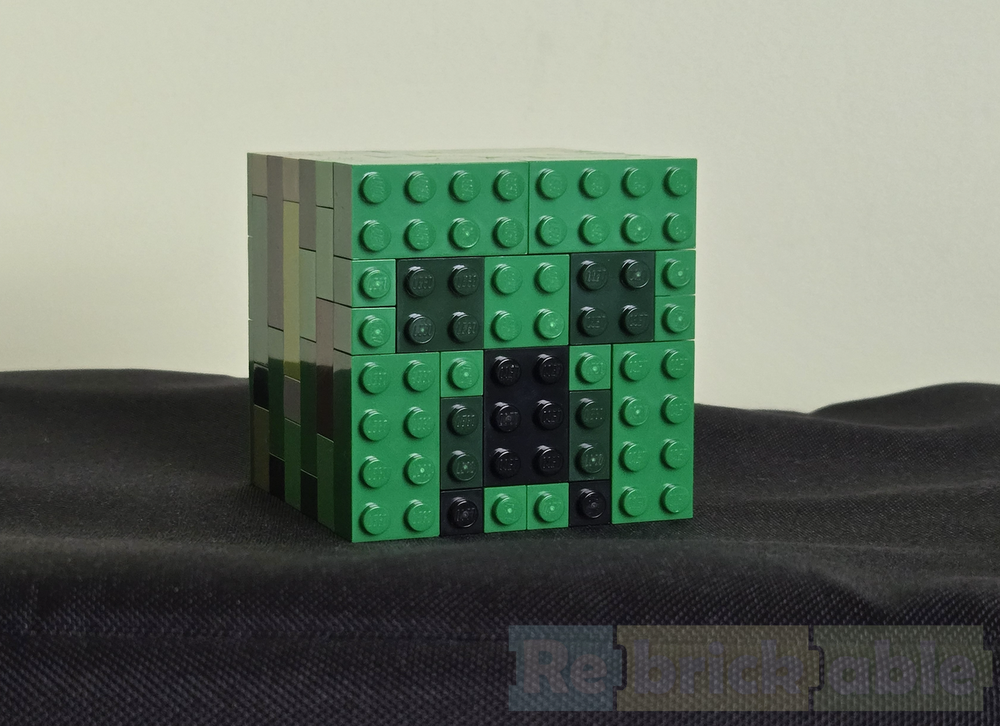 Lego Creeper Head from Minecraft!