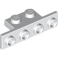 Lego Bracket 1 x 2 - 1 x 4 [Square Corners] / White