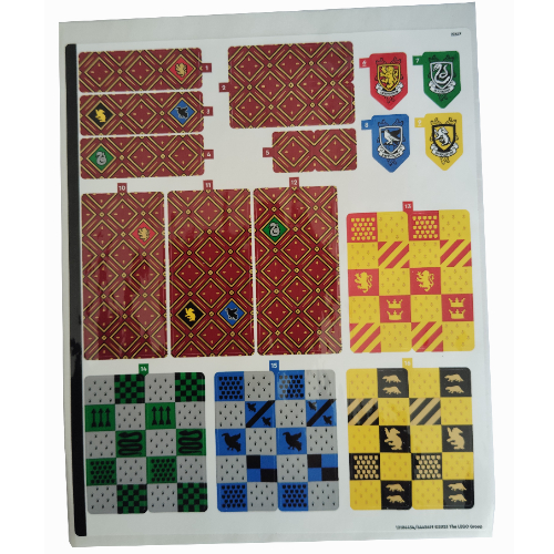 Lego Sticker Sheet for Set 76416-1