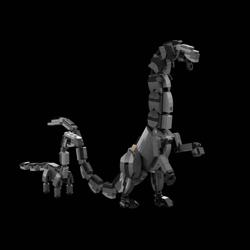 Lego Alamosaurus and baby Paleoaccurate MOC