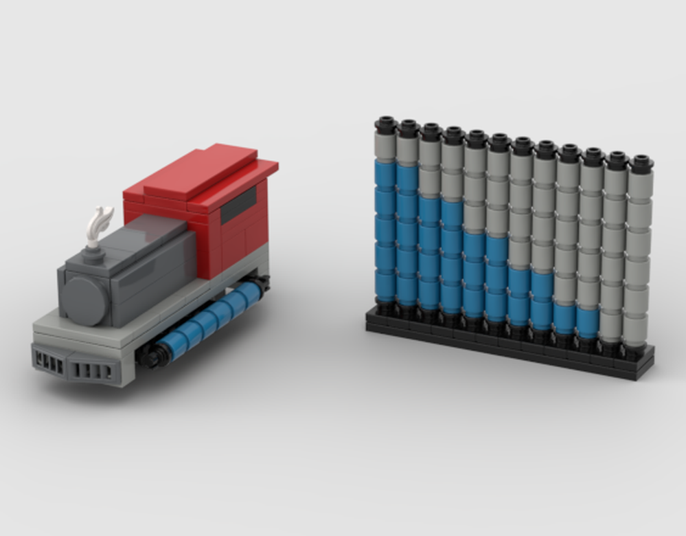 Lego Unrailed Steam Locomotive