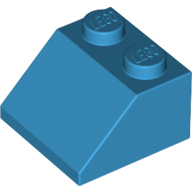 Lego Brick Sloped 45° 2 x 2 / Dark Azure