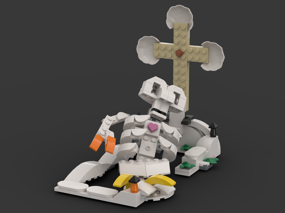 Lego Rabbit's Halloween Decoration