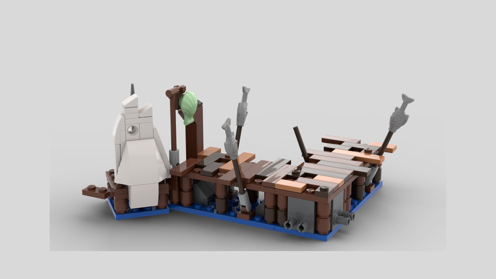 Lego Lizalfos base from Zelda Breath of the Wild