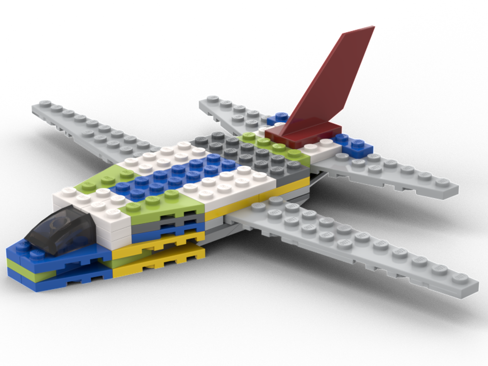 lego creator 31086+31087+31092 moc aeroplane 2
