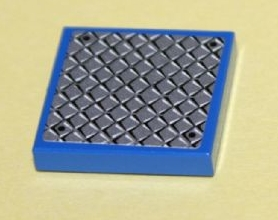 Lego Tile 2 x 2 with Tread Plate and 4 Rivets Pattern (Sticker) - Set 7723