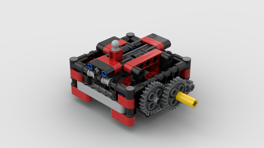 Lego 6-speed manual gearbox