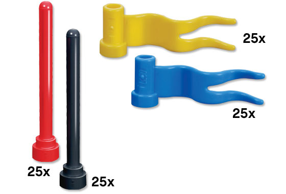 Lego Flags and Posts