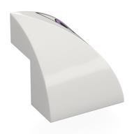 Lego Brick Curved Double 2 x 2 x 1 2/3 Corner with Eye, Lavender Pupil, Left Print / White