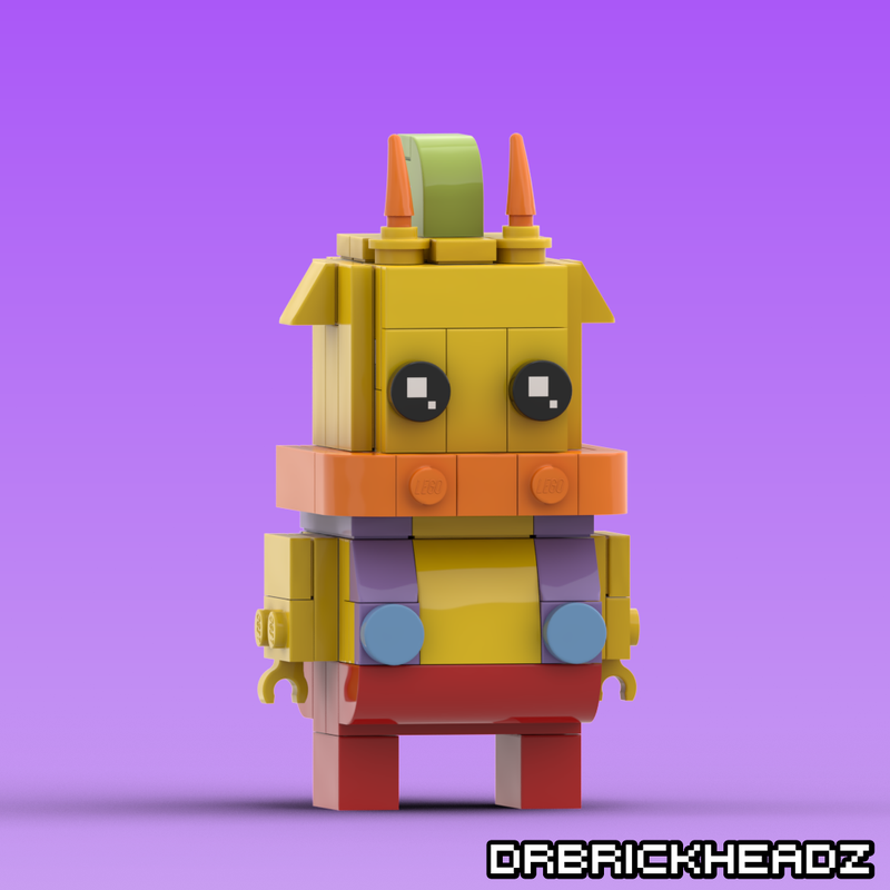 Lego Heffer Wolfe (Rocko's Modern Life) Custom Brickheadz