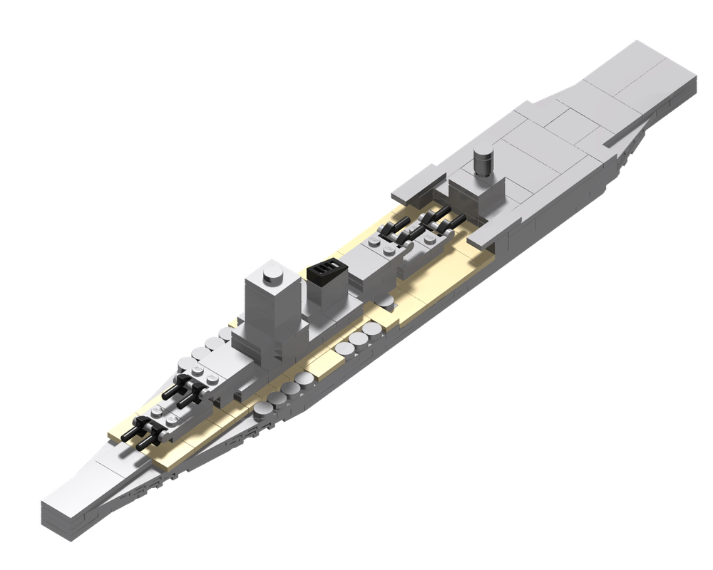 Lego 1:560 scale Ise-class Hybrid Dreadnought
