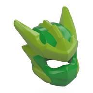 Lego Wrap with Lime Spikes Pattern / Bright Green