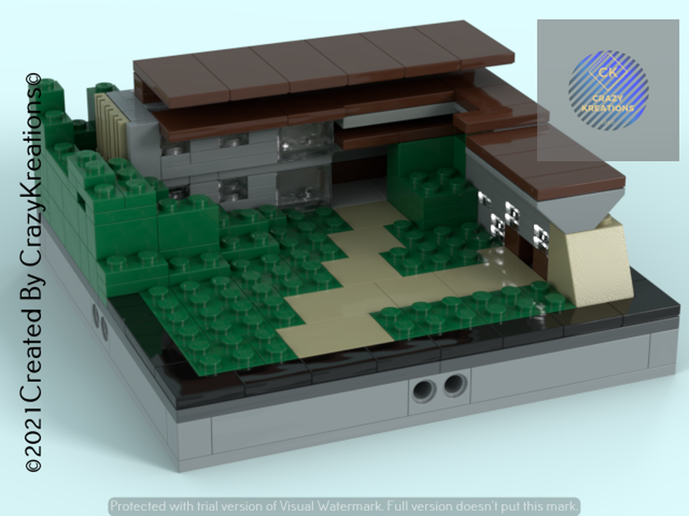 Lego Micro Hillside House