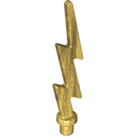 Lego Wave / Lightning Angular, Single / Pearl Gold