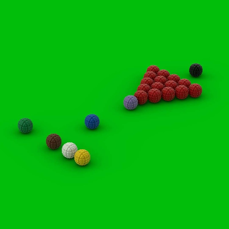 Lego Snooker Balls