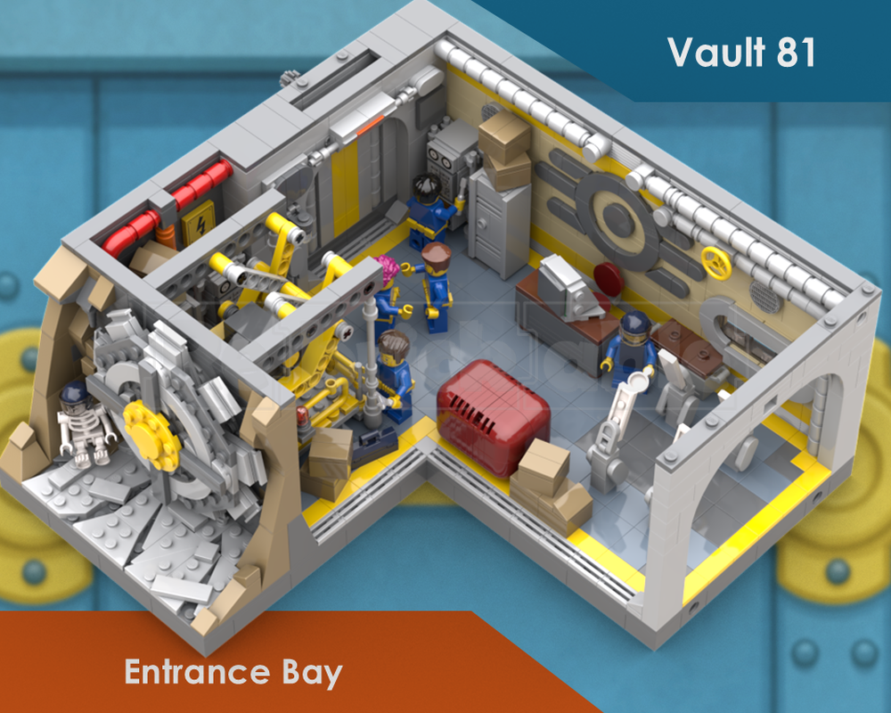 Lego 08 Fallout 4- Vault 81 Entrance Bay