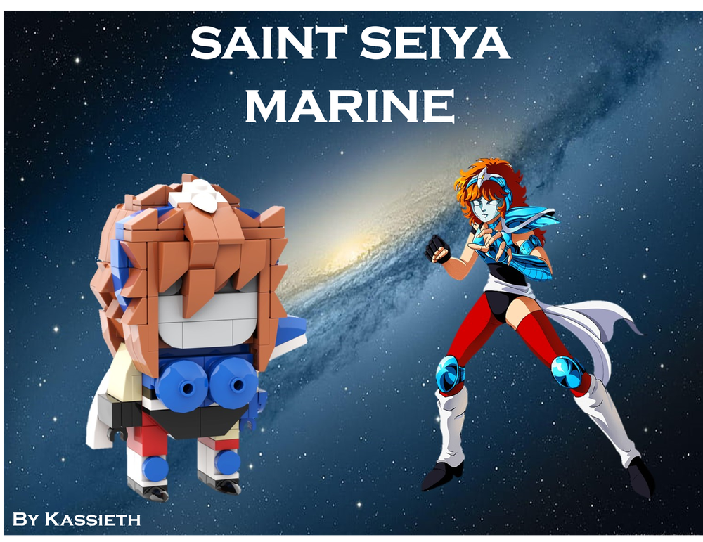 Lego Saint Seiya Brick Headz Marine