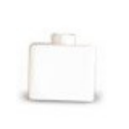 Lego Pen Bead, Square with Bionicle Kopaka Shield Print / White