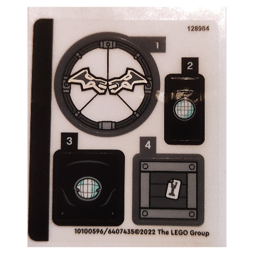 Lego Sticker Sheet for Set 76179-1 / [No Color/Any Color]