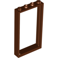 Lego Door Frame 1 x 4 x 6 Type 2 / Reddish Brown