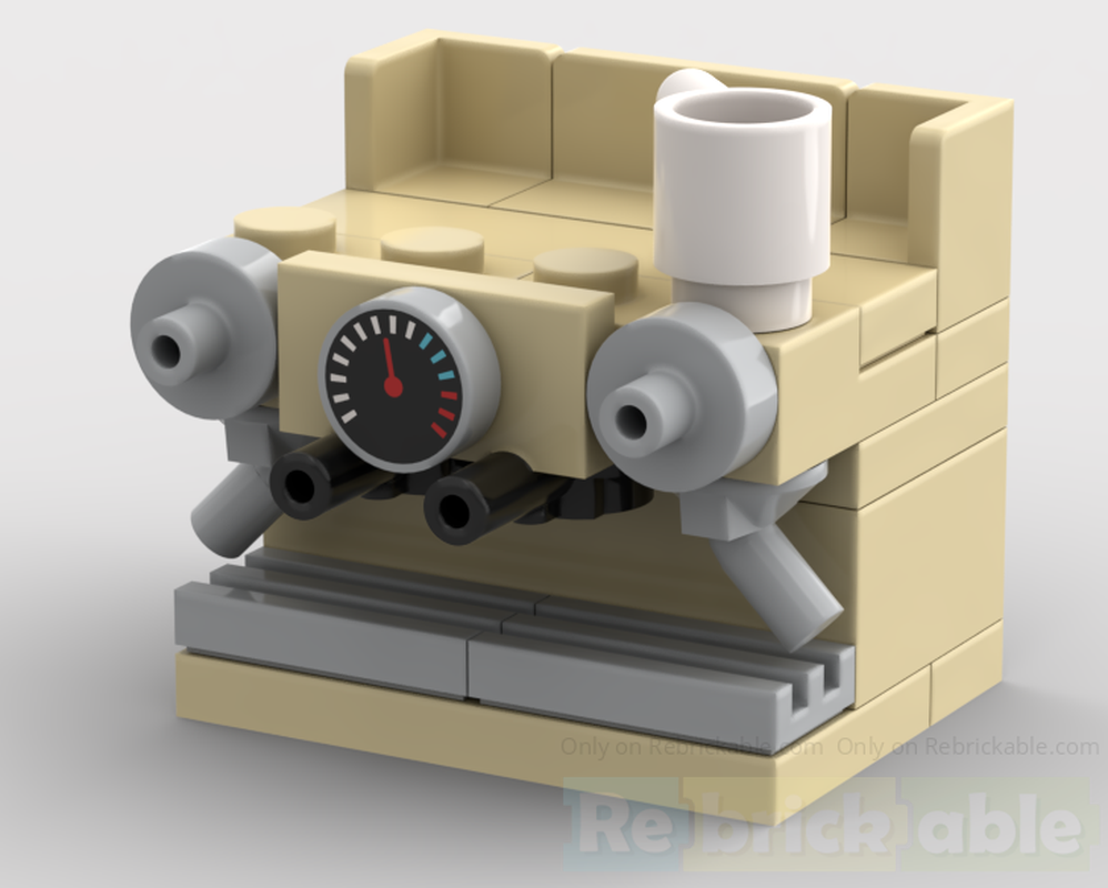 Lego Miniature Espresso Machine