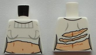 Lego Torso SW Female Torn Shirt Pattern