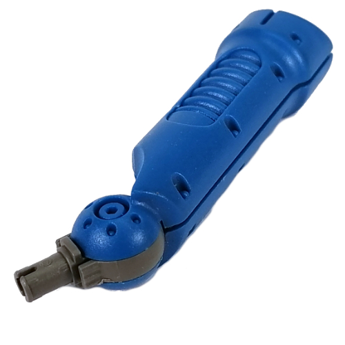 Lego Large Figure Limb, Mechanical Long, with Dark Gray Pin and Socket / Blue