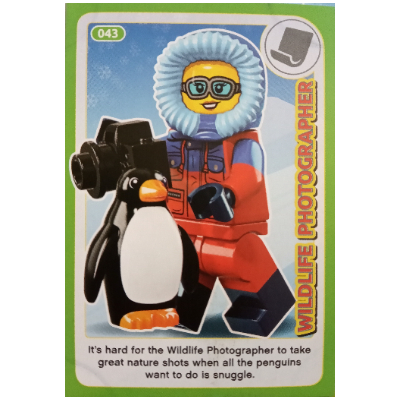 Lego Trading Card, Create the World Incredible Inventions - Wildlife Photographer