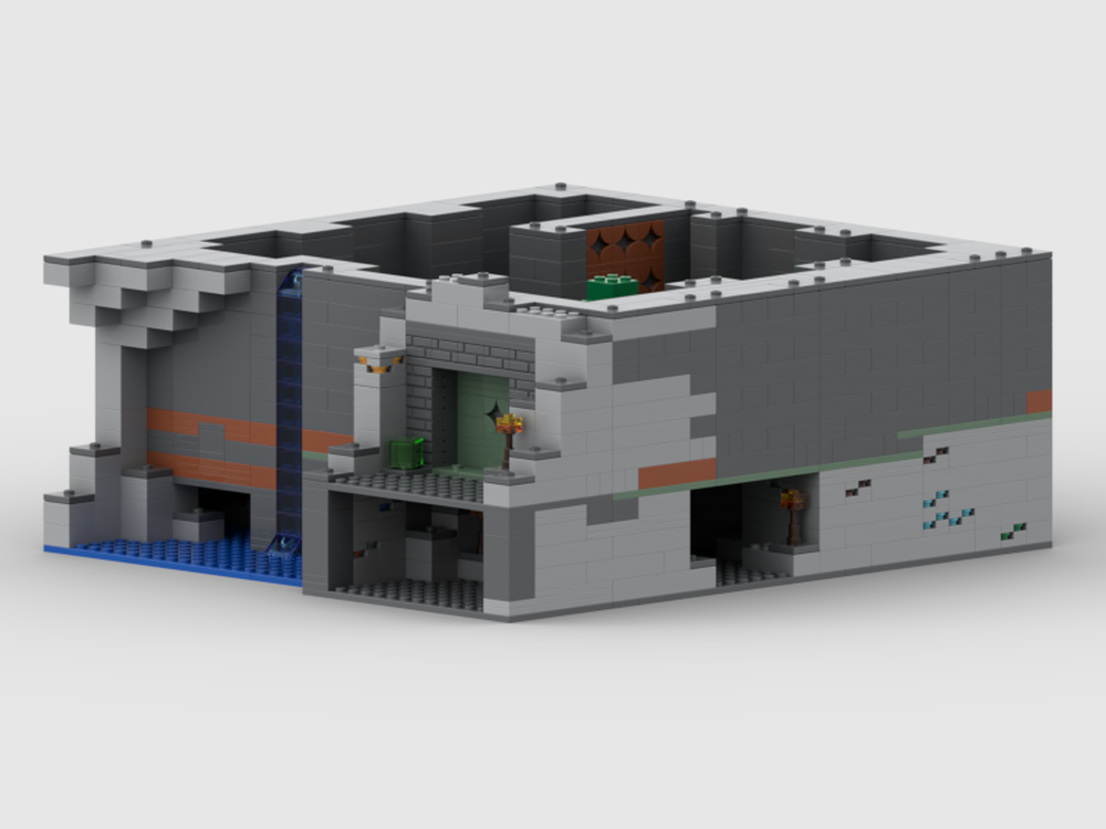 Lego Mine Craft Trial Chambers Full Scale Model (Part 1)