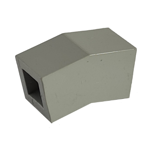 Lego Modulex Brick Angle 1L 9 degree 1:6 slope / Modulex Terracotta