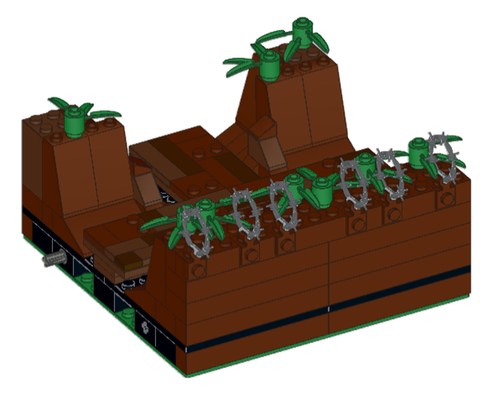 Lego WW1 Trench: Cross Section