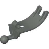 Lego Large Figure Accessory, Rahkshi Kraata Holder / Dark Bluish Gray