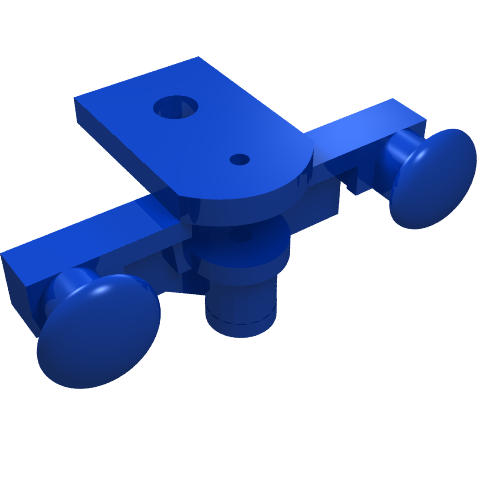 Lego Train Buffer Beam for Sealed Magnet [Type 1]